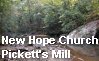New Hope Church and Pickett's Mill