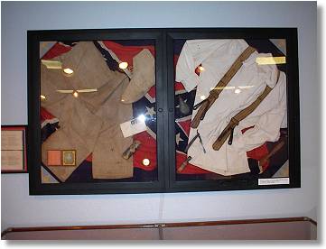 Confederate Battle Flag and misc. uniform parts
